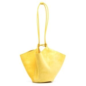 Khaite lotus drawstring bag